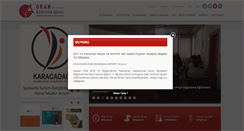 Desktop Screenshot of oran.org.tr